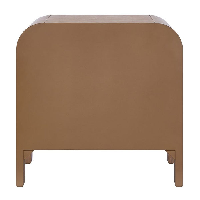 Chisholm Bedside Table - Walnut, 60cm H