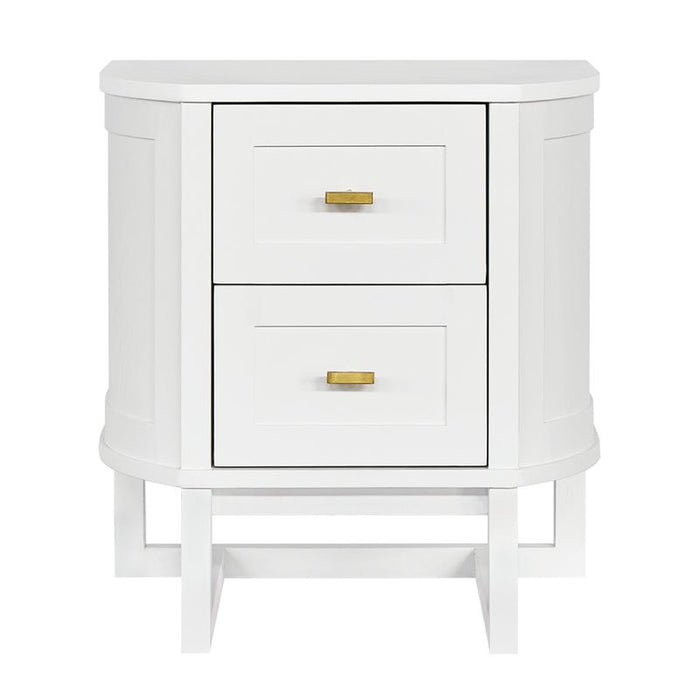 Theodore Bedside Table - Small White