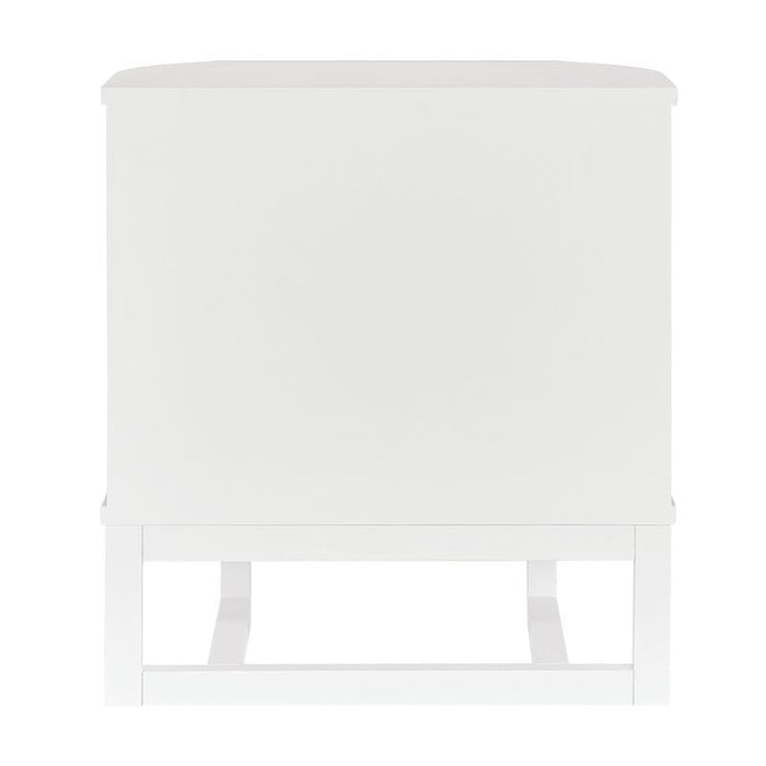 Theodore Bedside Table - Small White