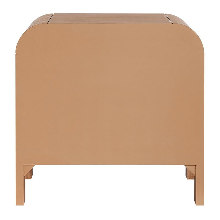 Chisholm Bedside Table - Natural Oak, 60cm H