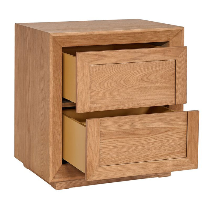 Balmain Tall Bedside Table - Natural Oak