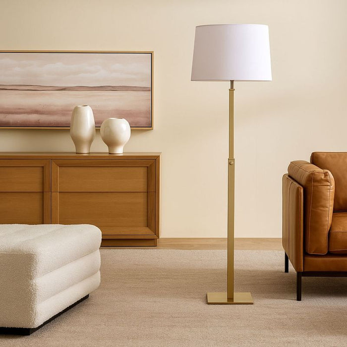 Vernon Floor Lamp - Brass, 170cm H