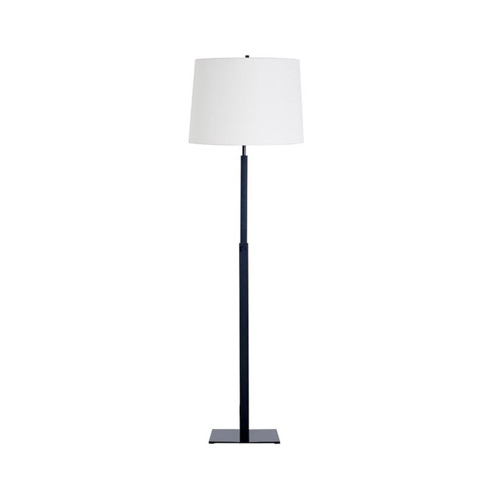 Vernon Floor Lamp - Black, Linen Metal, 170cm H