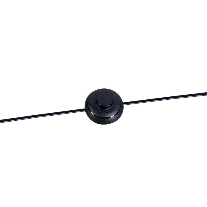 Montrose Floor Lamp - Black, Linen Metal, 147cm H