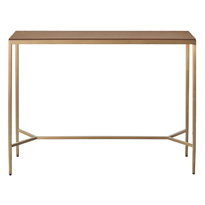 Chloe Timber Console Table - Large Gold, 110cm