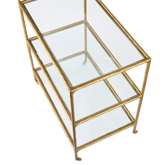 Heston Glass Bar Cart