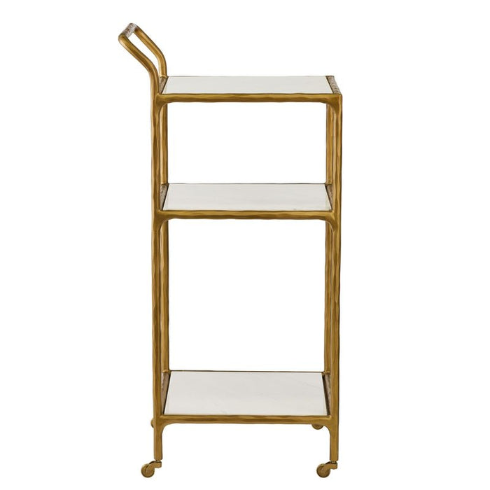 Heston Marble Square Bar Cart