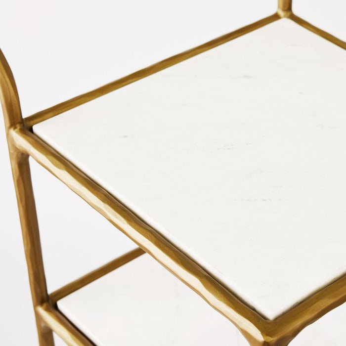 Heston Marble Square Bar Cart