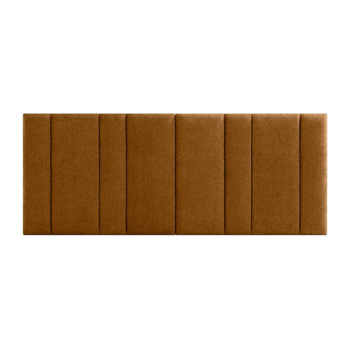 Bronx King Bedhead - Butterscotch, Fabric Wood