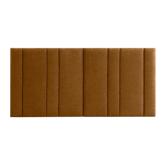 Bronx Queen Bedhead - Butterscotch, Velvet Wood