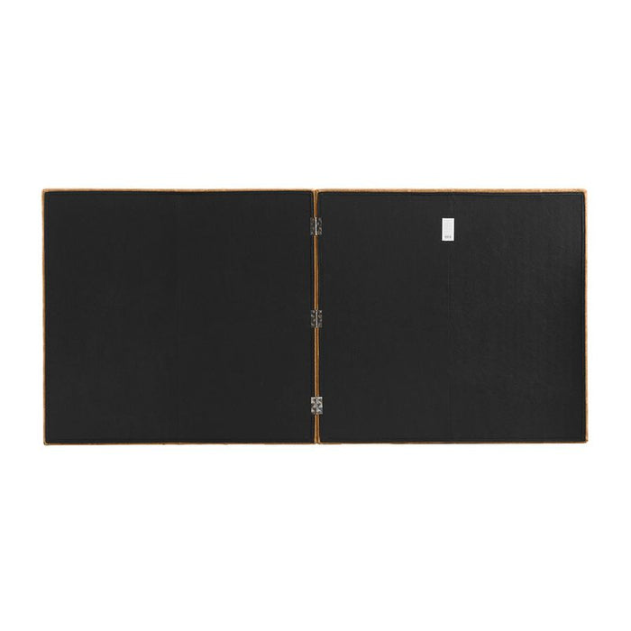 Bronx Queen Bedhead - Butterscotch, Velvet Wood