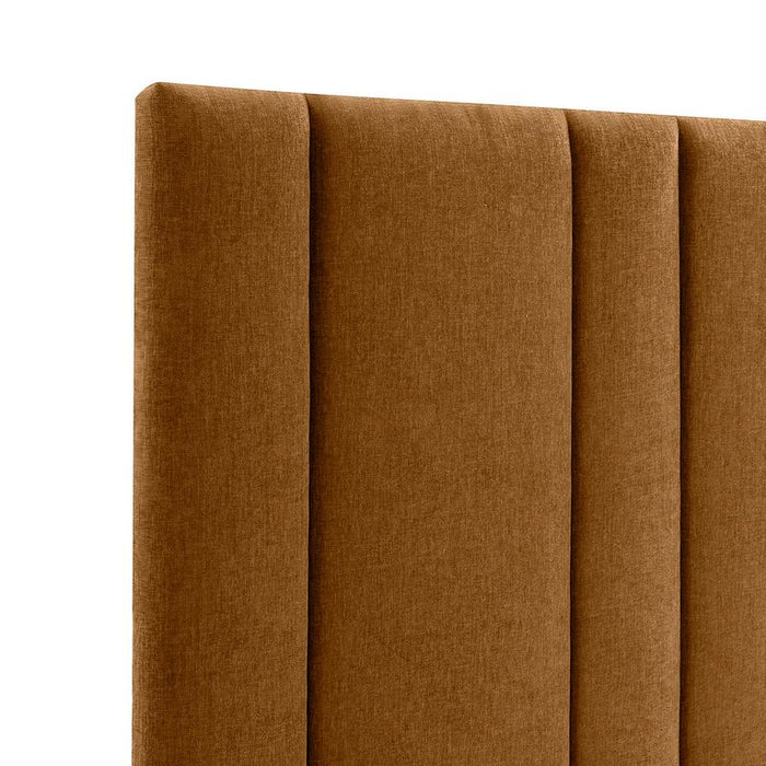 Bronx Queen Bedhead - Butterscotch, Velvet Wood
