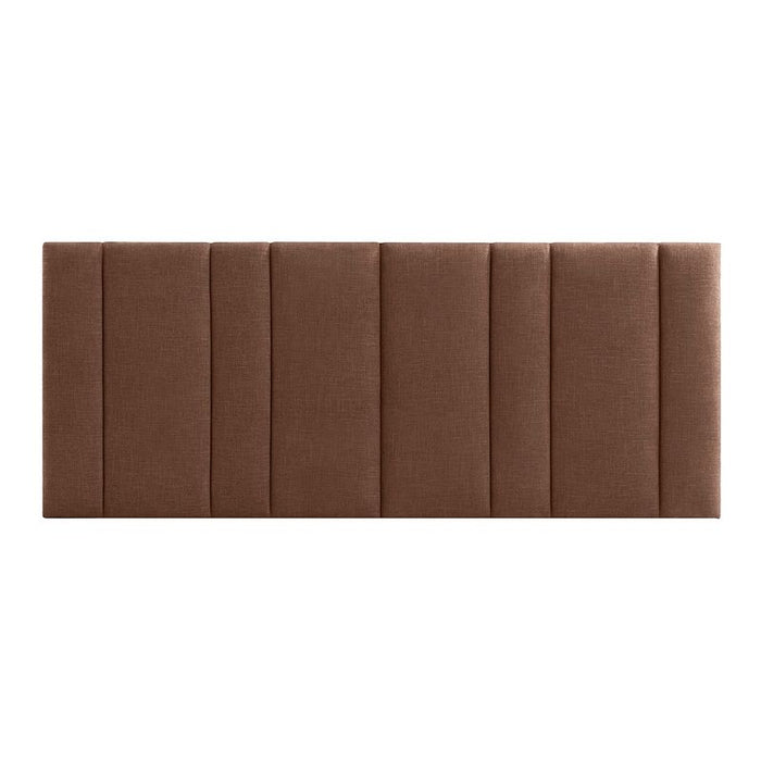 Bronx Queen Bedhead - Chocolate, Fabric Wood