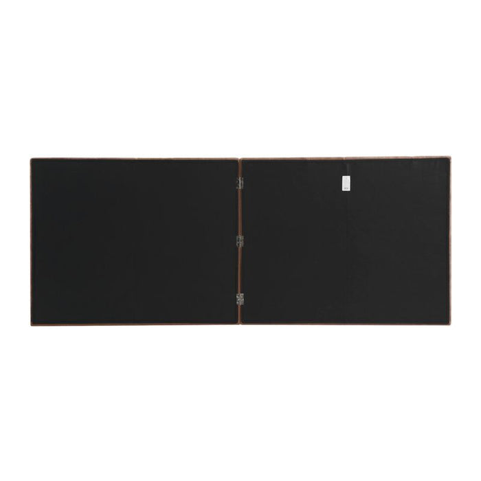 Bronx Queen Bedhead - Chocolate, Fabric Wood