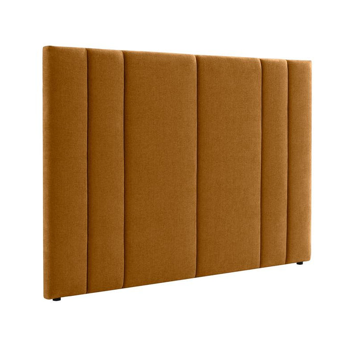 Soho Queen Bedhead - Mustard, Velvet Wood