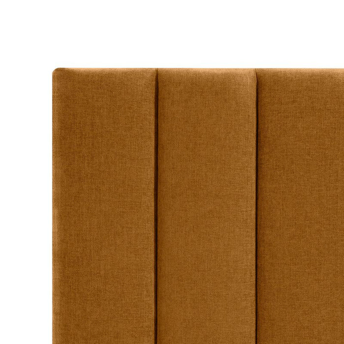 Soho Queen Bedhead - Mustard, Velvet Wood