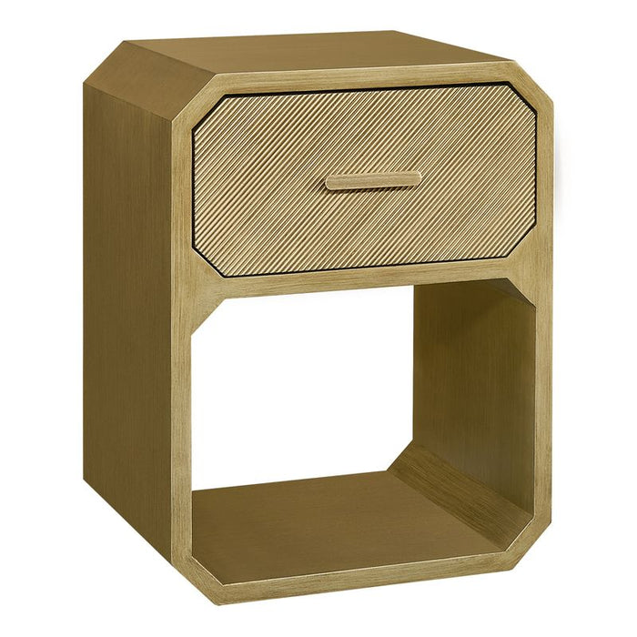 Anderson Bedside Table - Small Antique Gold