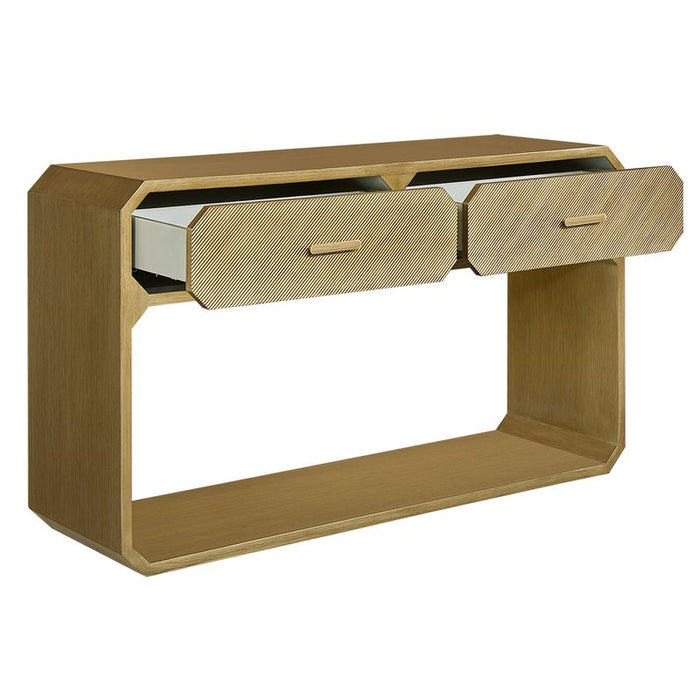 Anderson Console Table - Antique Gold, Wood Metal, 140cm