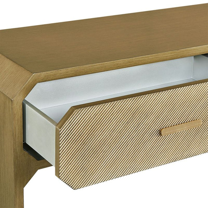 Anderson Console Table - Antique Gold, Wood Metal, 140cm
