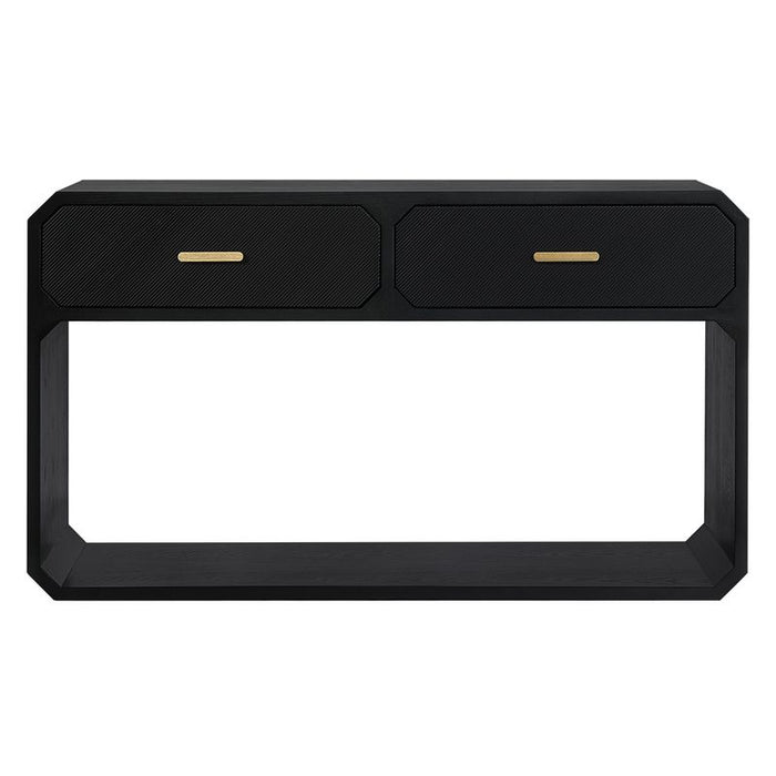 Anderson Console Table - Black, Wood Metal, 140cm