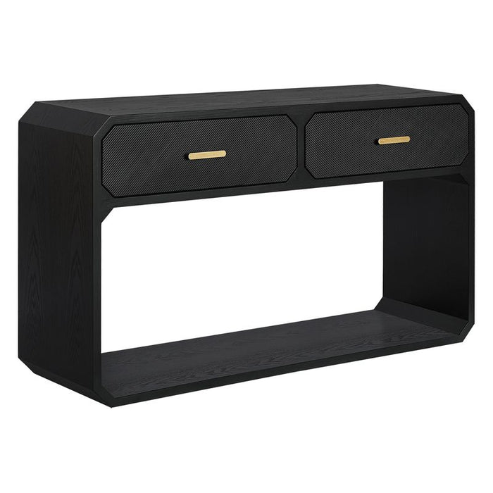 Anderson Console Table - Black, Wood Metal, 140cm