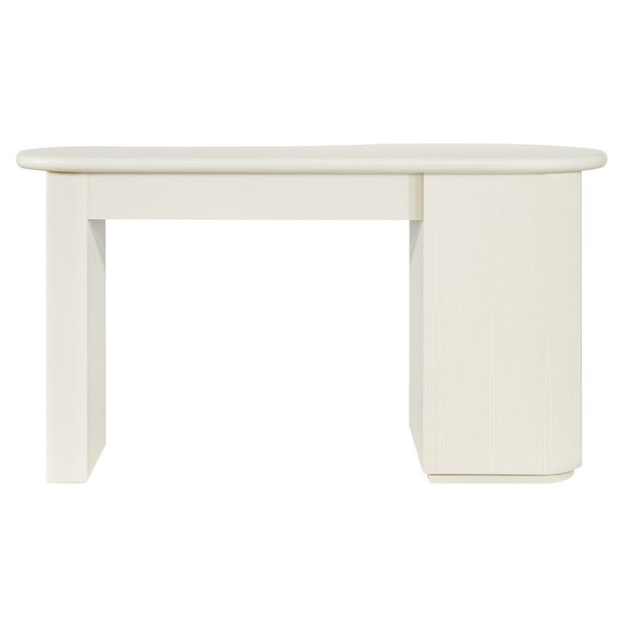 Lina Desk - Ivory, Wood Metal, 150cm