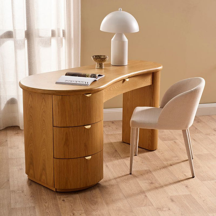 Lina Desk - Oak, 150cm