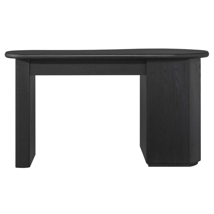 Lina Desk - Black, Wood Metal, 150cm