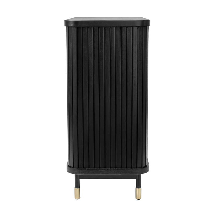 Sophia 3 Drawer Chest - Black, Wood Metal
