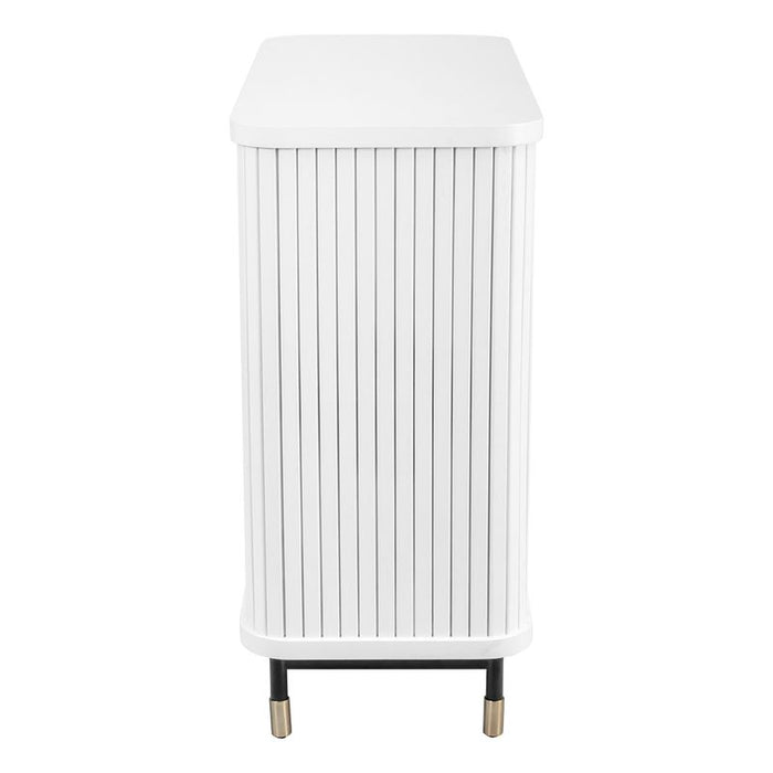 Sophia 3 Drawer Chest - White, Wood Metal