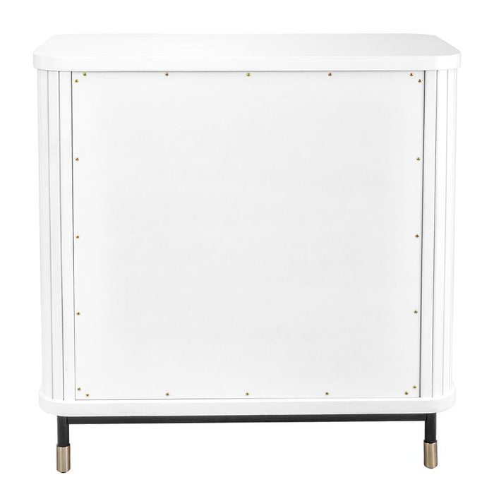 Sophia 3 Drawer Chest - White, Wood Metal
