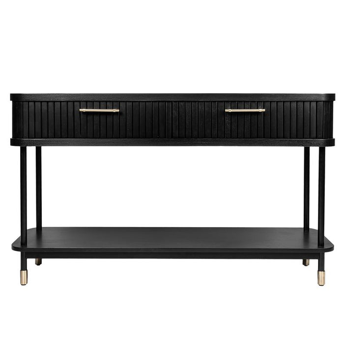 Sophia Console Table - Black, Wood Metal, 140cm