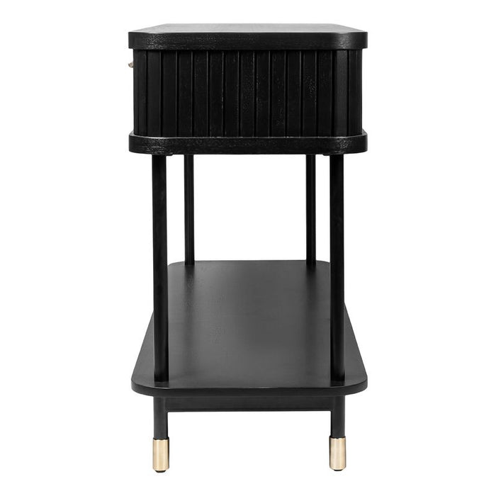 Sophia Console Table - Black, Wood Metal, 140cm
