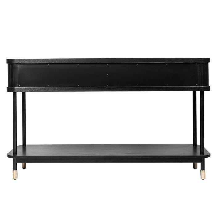 Sophia Console Table - Black, Wood Metal, 140cm