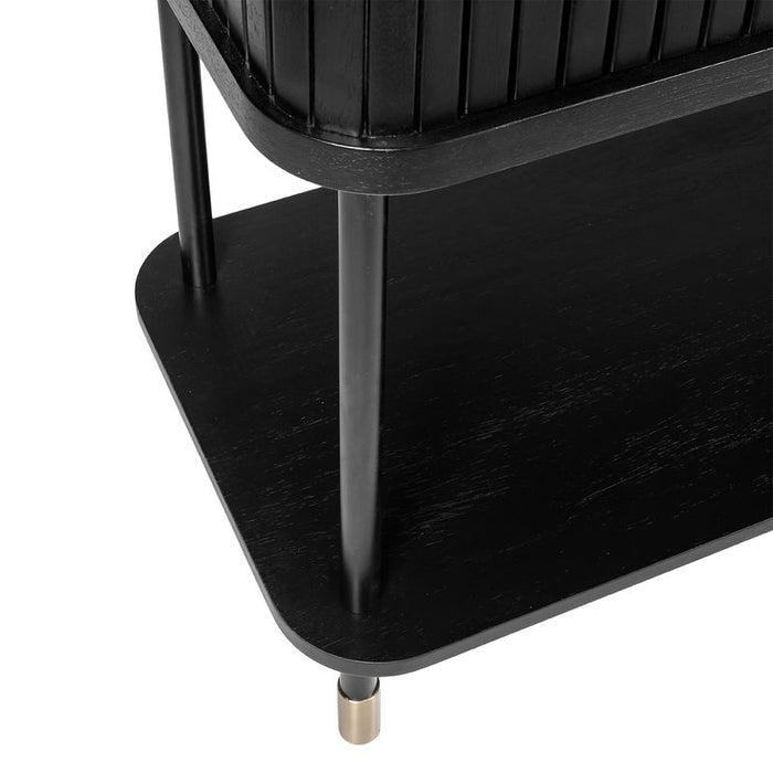 Sophia Console Table - Black, Wood Metal, 140cm