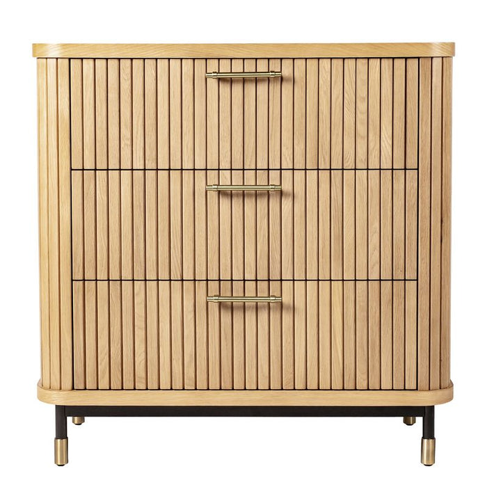 Sophia Oak 3 Drawer Chest - Natural