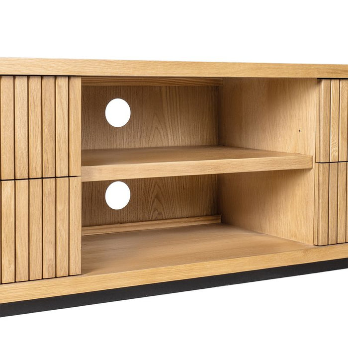 Sophia Oak Entertainment Unit - Natural, 200cm