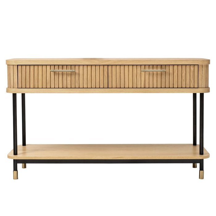Sophia Oak Console Table - Natural, 140cm