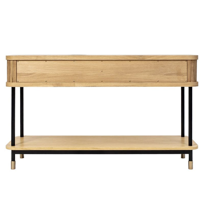 Sophia Oak Console Table - Natural, 140cm