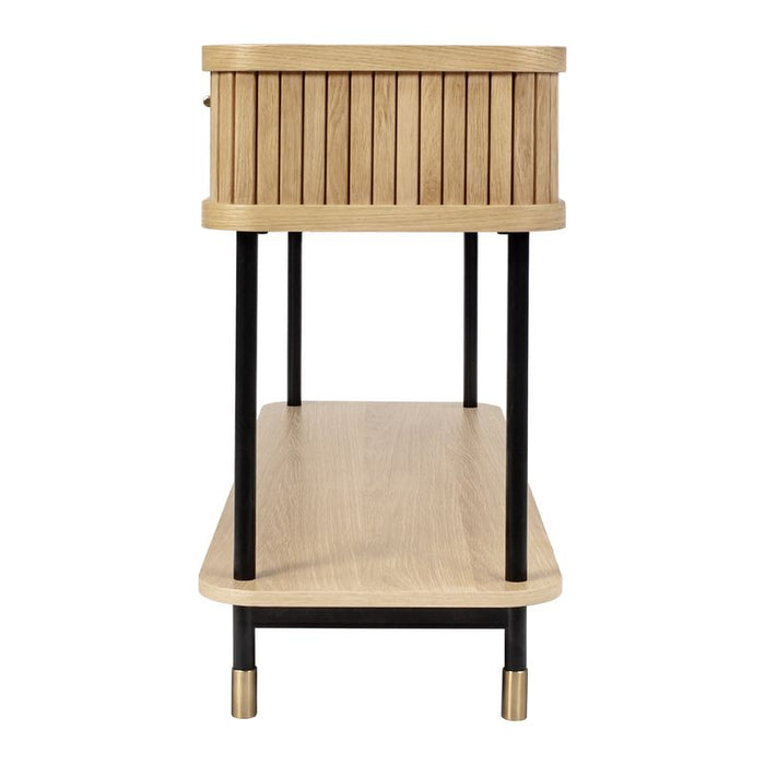 Sophia Oak Console Table - Natural, 140cm