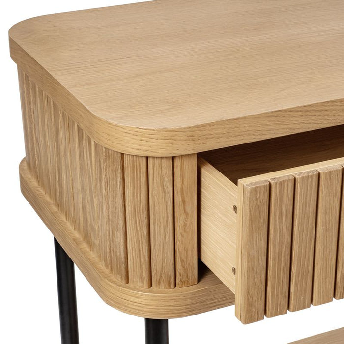 Sophia Oak Console Table - Natural, 140cm