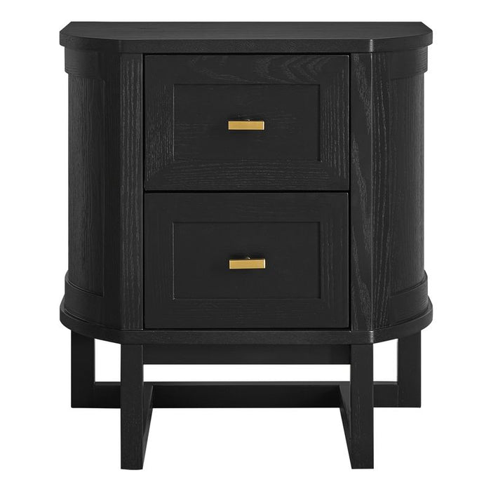 Theodore Bedside Table - Small Black
