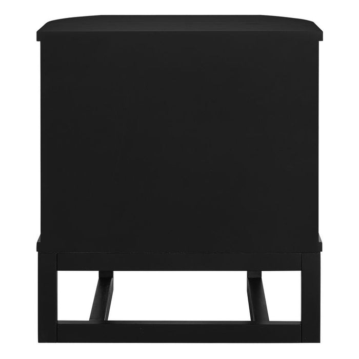 Theodore Bedside Table - Small Black