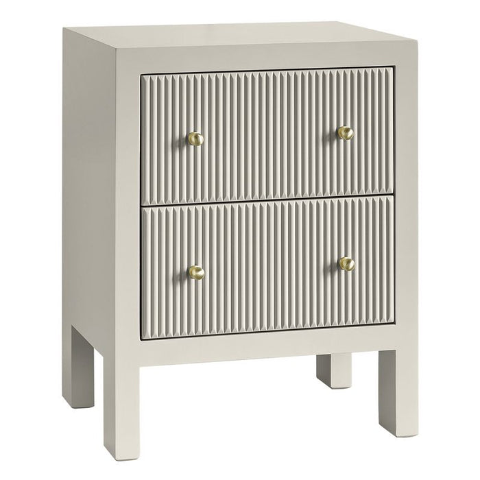 Ariana Bedside Table - Small Grey