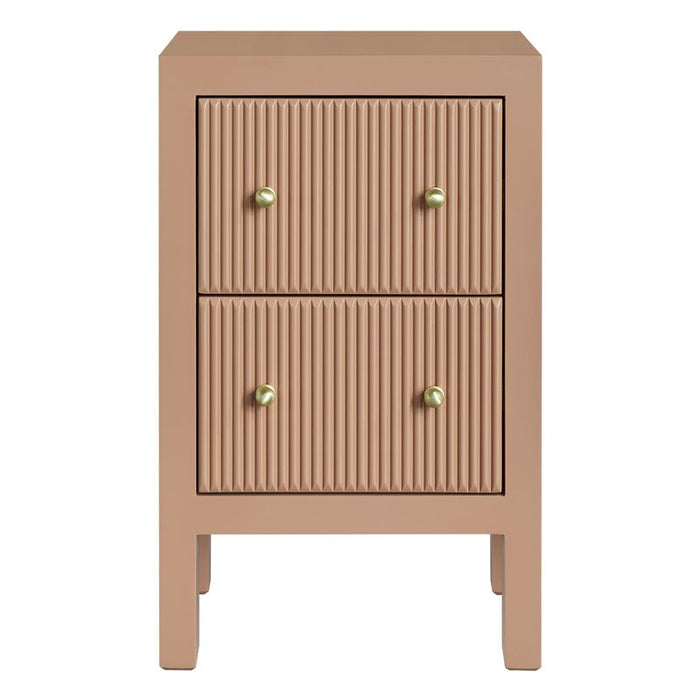 Ariana Bedside Table - Petite Mocha Mousse