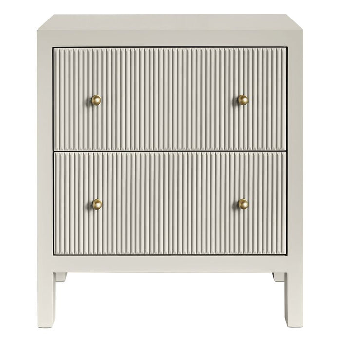 Ariana Bedside Table - Large Grey