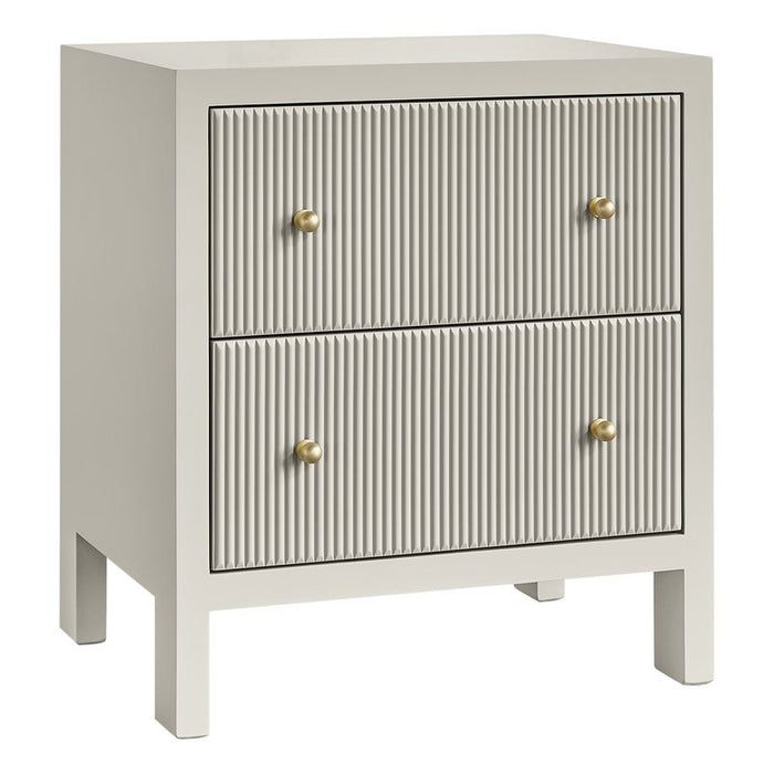 Ariana Bedside Table - Large Grey