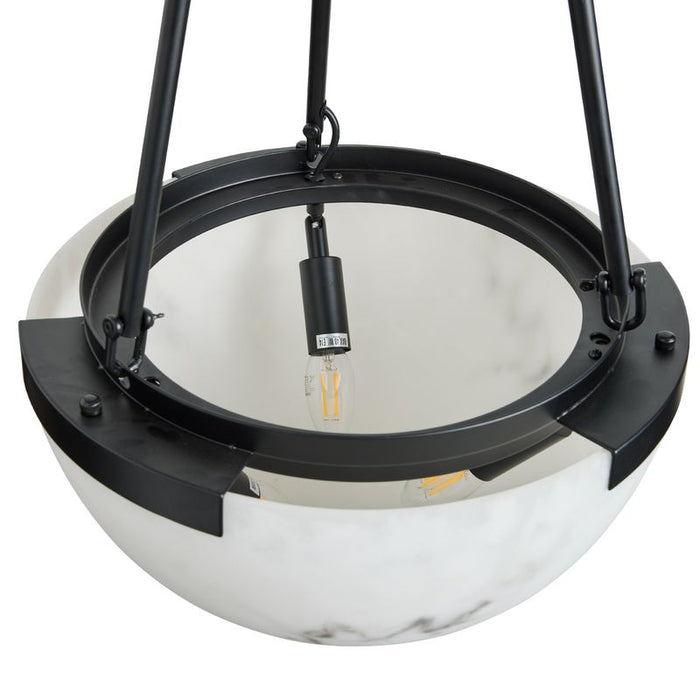 Mishca Pendant - Black, Metal