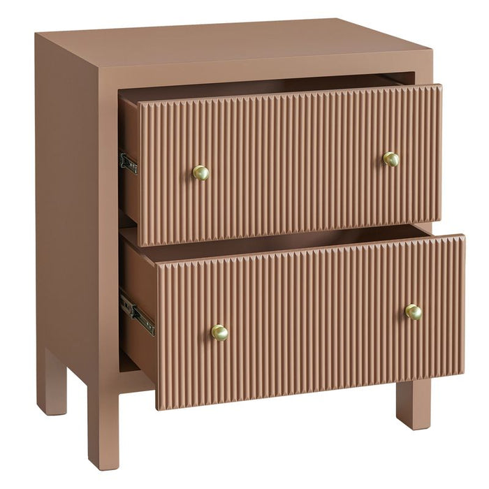 Ariana Bedside Table - Large Mocha Mousse