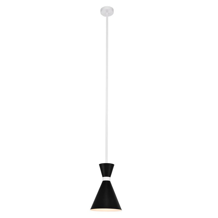 Oslo Pendant - Black w White, Metal